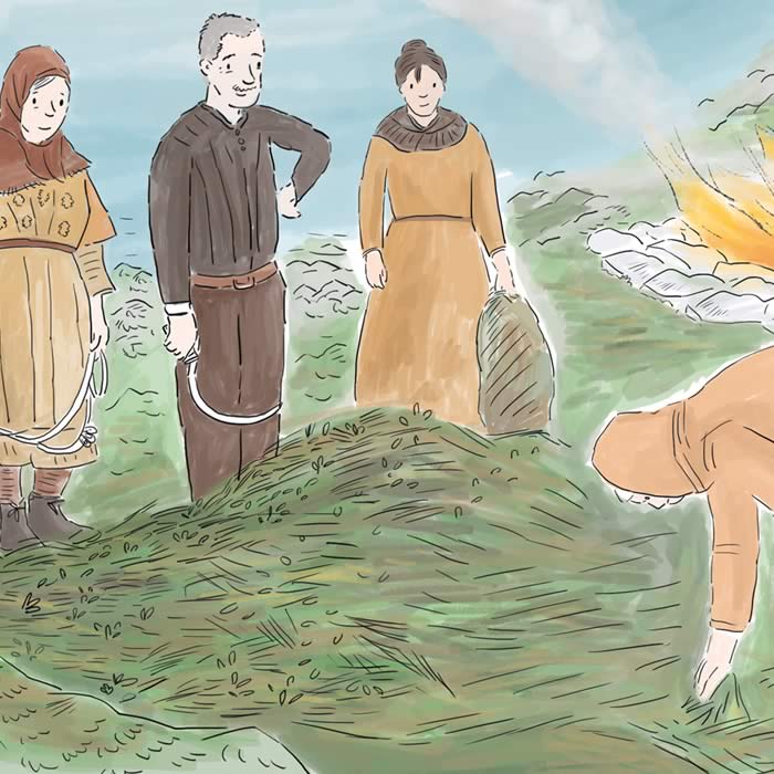 Illustration: Kelp Workers