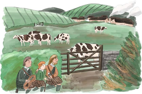 clans-livestock Highland croft