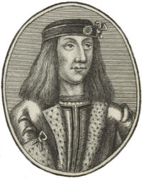 NPG D23903,King James IV of Scotland and Queen Margaret,published by John Thane