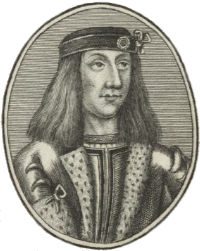 NPG D23903,King James IV of Scotland and Queen Margaret,published by John Thane