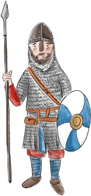 Storlann - illustration 03 Norman soldier