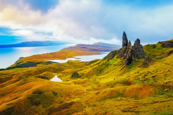 The Isle of Skye in north-west Scotland