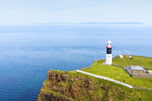 lighthouse-ireland Scotland from Ireland