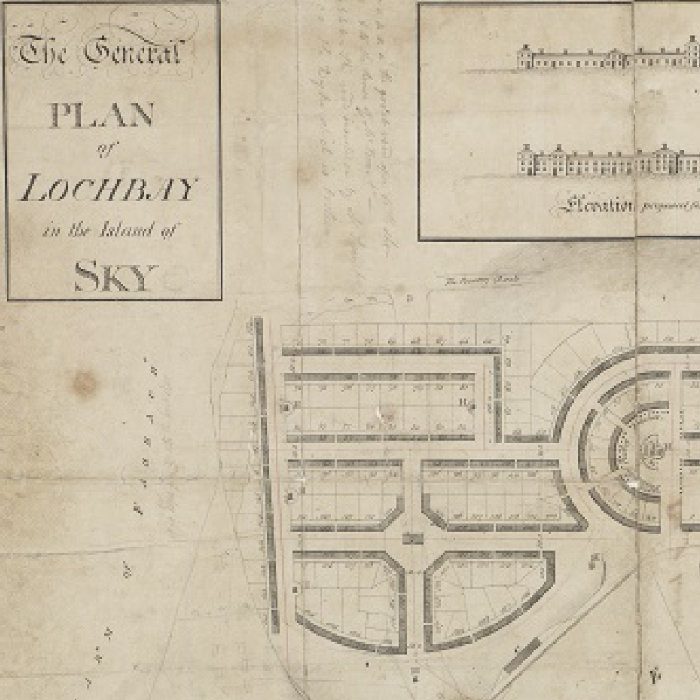 Image: Vintage map of Lochbay, Skye