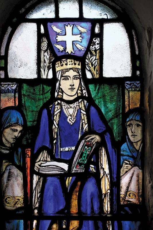 St-Margaret-stained-glass-Edinburgh-Castle Queen Margaret