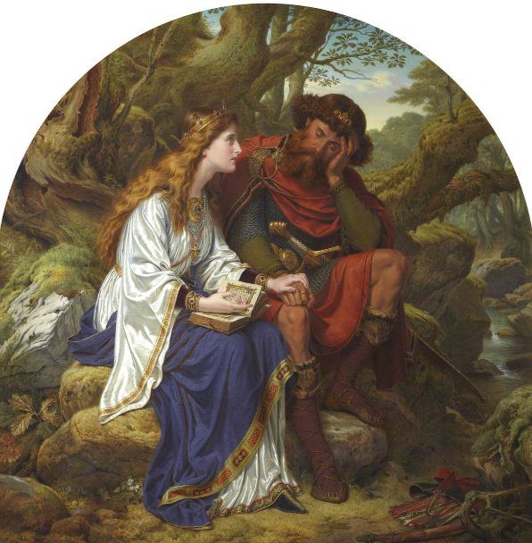 Paton, Joseph Noel, 1821-1901; Queen Margaret and King Malcom Canmore