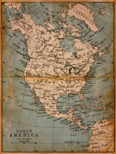 39,Map,Of,North,America,Edit,In,A,Travel,Guide North America